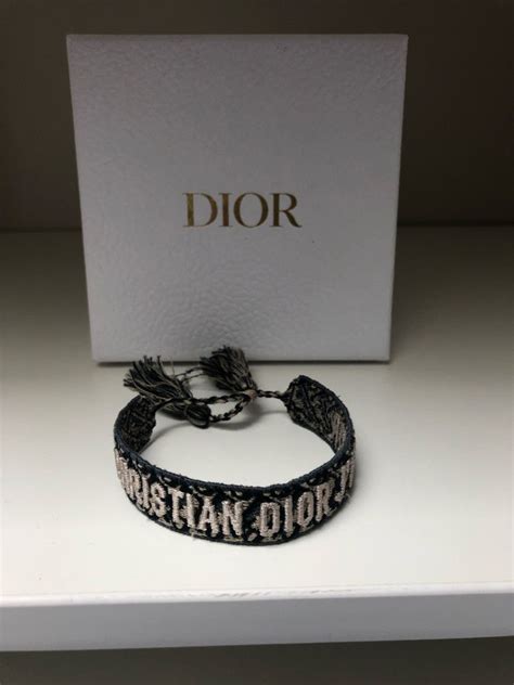 dior bracley|christian dior studded friendship bracelet.